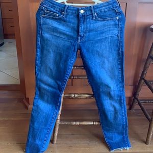 Mother The looker ankle fray (devil in a blue suit